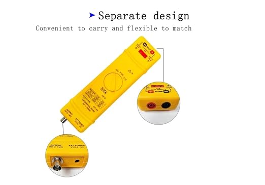 PINTECH High Voltage Differential Active Probe 1600V, 35MHz, 10X/100X Attenuation Rate Oscilloscope Probe DP-35