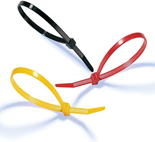 4 Inch Brown Tan Colored Zip Ties (100 Pieces) 18lb Strength, Nylon Cable Wire Ties