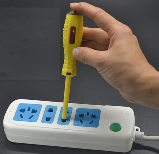 Fielect 10pcs Circuit Tester, Voltage Tester Pen Screwdriver Electric Test Detector, Phillips Screwdriver Test Pencil 100-500V