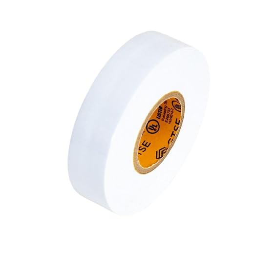 GTSE White Electrical Tape, 120 Rolls Bulk Box – Waterproof, Industrial Grade Vinyl, 3/4 in x 66ft– Strong Self-Adhesive PVC Electric Tape for Wire Insulation, 7 Mil, 600V – UL/CSA Listed
