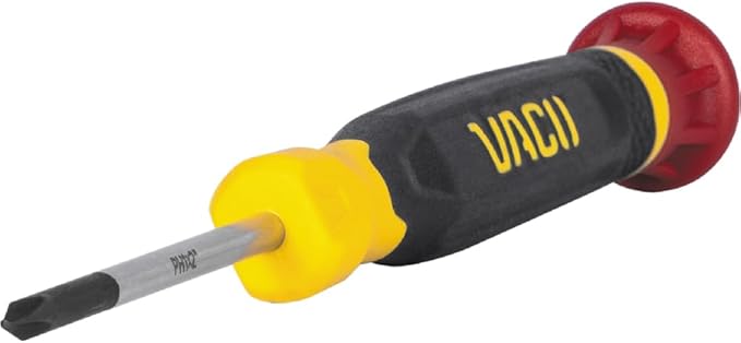 VACO VAC7123 12-Piece Precision Screwdriver Set, Phillips, Slotted, TORX with Color Coded Handles, Ideal for Precise Tasks in Tight Spaces
