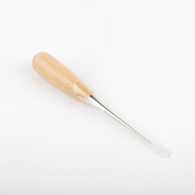 NW Wooden Handle Awl Leather Sewing Awl Leather Drillable Awl (2pcs)