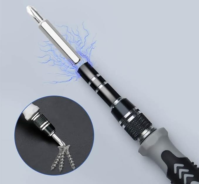 Mini Precision Screwdriver sets,Sinyiol 115 in 1 Repair Tool Kit to Fixing Phone Laptop PC Camera Electronic Watches Glasses,Switch，game consoles ，Magnetic Driver Kit with Flexible Shaftl