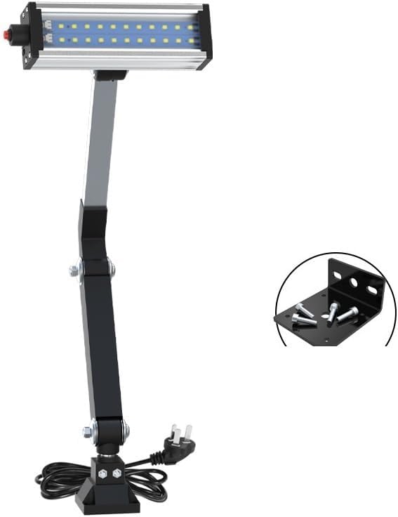 Aluminum Alloy Long Arm CNC Industrial Lighting LED Work Light 3200 Lumens 24V LED Lathe Drilling Milling Machine Lights Explosion-Proof Waterproof Light Machine Repairing Lamp (32)