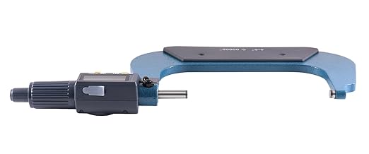Accusize Industrial Tools 4-5''/100-125 mm by 0.00005''/0.001 mm 2 Keys Electronic Digital Outside Micrometer, Metric/Imperial, Md71-0005