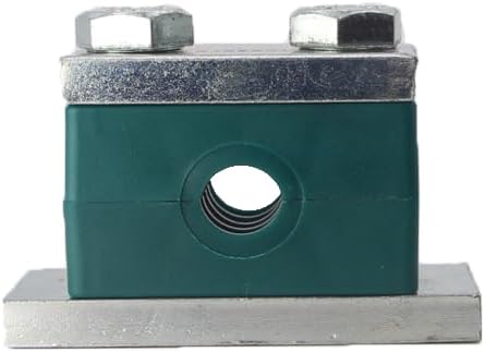3/8'' Heavy Series Tube Clamp, Polypropylene with Galv Plated Steel Hardware, Weld Mounting