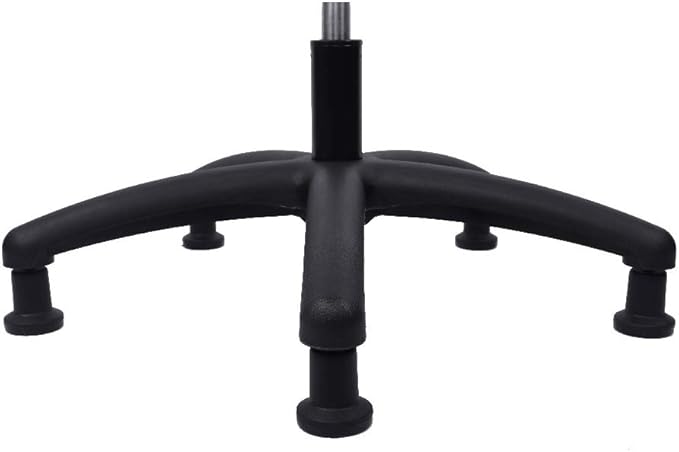 Chair Master Round Vinyl Chair/Stool-Black-for Garage, Counters, Shop, Kitchen, Computer Desks, Drafting Tables. Easy to Clean! (Glides, Medium Table 19"-27")