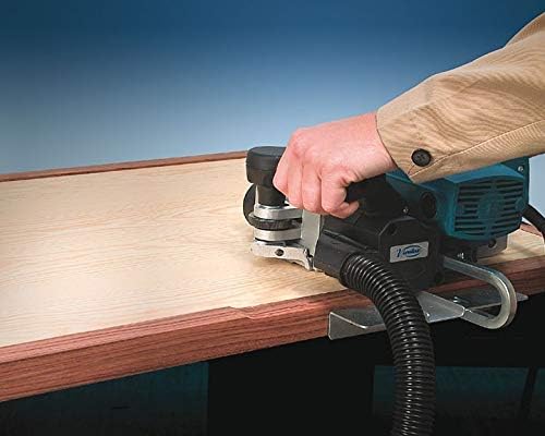 Virutex CE53S Edge Lipping Planer for Flushing Edge Strips, Cuts Accurately and Adjusts Easily, Large Support Surface, with Dust Collector Connection and Replaceable Reversible Blades, 1,300 W 14.3 lb