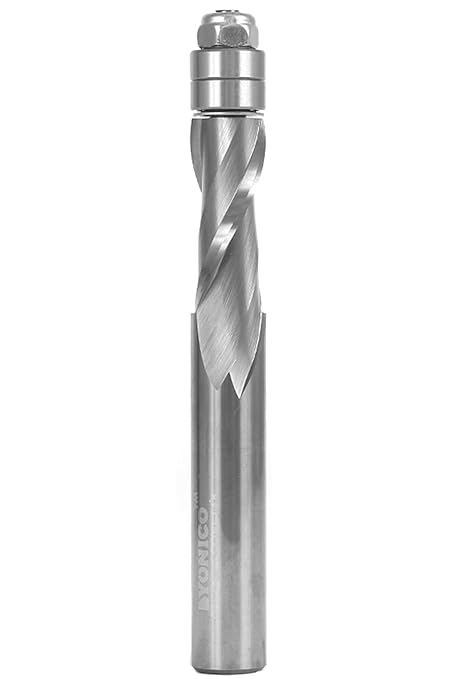 YONICO Solid Carbide Flush Trim Router Bit Spiral 1/2-Inch Up-Cut 1/2-Inch Shank 31203-SC