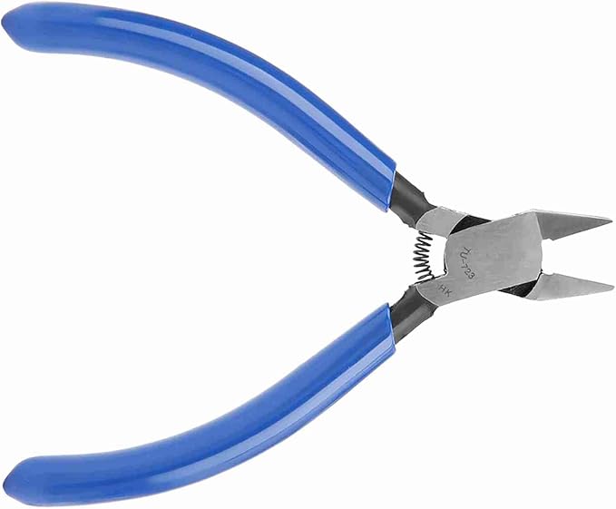 4" Mini Electrical Diagonal Pliers Cable Pliers High Hardness Wire Cable Snips Flush Cutter Snips Cutting Nippers Tools (1 PCS)