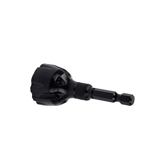 Deburring External Chamfer Tool, Deburring Drill Bit, Quick Release 1/4" Hex Shank Remove Burr Tools for 1/8"-25/32"(3mm-20mm) TS/DJQ-01