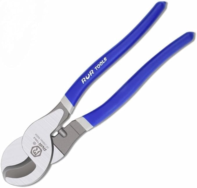 10.5 inch Cable Cutters for Steel - Wire Cutters for Hard Wire Ropes,Industrial Strength,Comfort Grip Handle,Ideal for Firefighter Tools (10.5-inch)