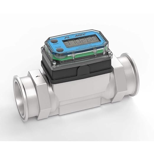 G2 Series, Turbine, High-Temperature Brew Meter, 1-1/2 Inch Pipe Size, 2 Inch Tri-Clamp Fitting G2S15TH9GMX