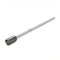 Benchmark Abrasives 6” Cylindrical Ball Nose Shape Double Cut Tungsten Carbide Die Grinder Bits Metal Deburring Tool Rotary Burr, 1/4 Inch Shaft, Engraving Tool for Woodworking Shaping Carving (SC-5)