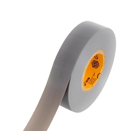 GTSE Gray Electrical Tape, 10 Rolls – Waterproof, Industrial Grade Vinyl, 3/4 in x 66ft– Strong Self-Adhesive Grey PVC Electric Tape for Wire Insulation, 7 Mil, 600V – UL/CSA Listed