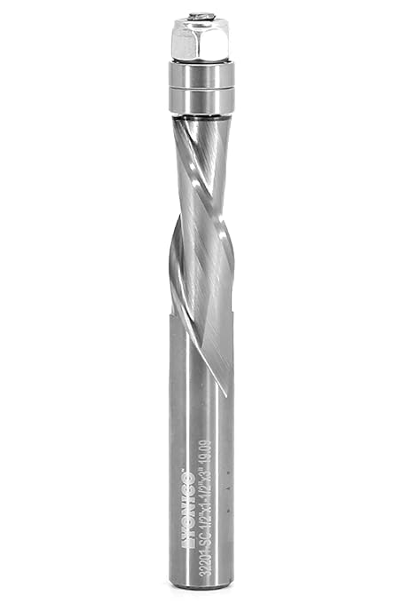 YONICO Router Bits Pattern Bit Solid Carbide Flush Trim Spiral 1/2-Inch Downcut 1/2-Inch Shank 32201-SC
