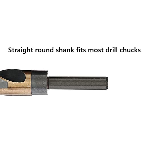 1PC,19/32", Black and Gold，Cobalt Silver&Deming Drill Bit