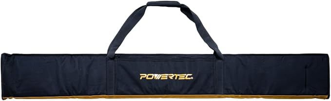 POWERTEC 71411 60" Track Saw Guide Rail Bag for Festool, Makita, and DEWALT, W/Dual-Sided Padding for Secure Rail Placement