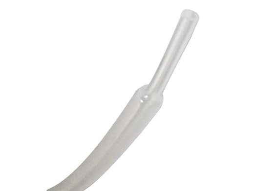 Kable Kontrol Heat Shrink Tubing - 1” Inch - 10' Ft Long, Clear Polyolefin - 2:1 Industrial Shrink Tube & Cable Sleeve for Electrical Wire Insulation - Rated for 600 V