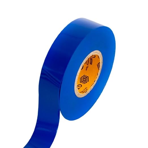 GTSE Blue Electrical Tape, 3-Pack – Waterproof, Industrial Grade Vinyl, 3/4 in x 66ft– Strong Self-Adhesive PVC Electric Tape for Wire Insulation, 7 Mil, 600V – UL/CSA Listed