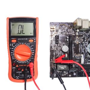 Multimeter Alligator Clips Leads, L Type Banana Male Plug to Alligator Clip Pure Copper Test Cable Multimeter Testing Probe for Electrical Testing 3 Feet