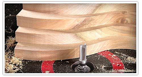 Amana Tool 47229 Carbide Tipped Flush Trim Plunge Template 5/8 D x 1-1/4 Inch CH x 1/2 SHK w/Upper Ball Bearing Router Bit