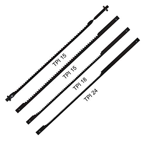 FOXBC 4-Inch Scroll Saw Blade Pin End Replacement for Dremel Moto-Saw MS20 MS20-01 MS51-01 MS52-01 MS53-01 48 Pack