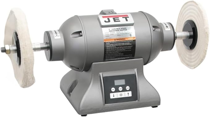 JET 8-Inch Variable-Speed Industrial Buffer, 1 HP, 115/230V 1Ph (Model IBG-8VSB)