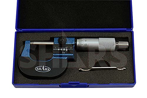 Shars 0-25mm Digit Outside Micrometer, 0.01mm Graduation 303-2402 P)