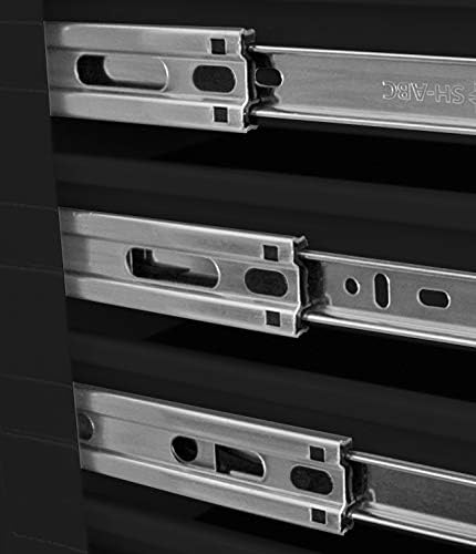 Homak H2PRO Series 72 Inch 10 Drawer Top Chest, Black BL02010720