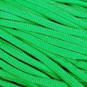 The Paracord Store | Type III 550 Paracord - 100 FT Hank, Neon Green | Heavy Duty 7 Strand Tactical Paracord - USA Made Nylon Outdoor Parachute Cord for Camping, Fishing & More - Survival Cord