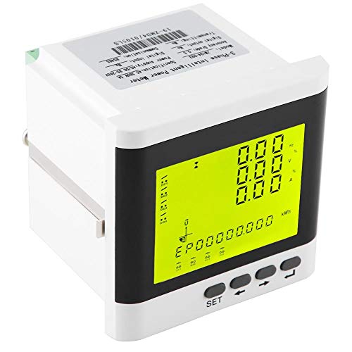 FTVOGUE Multi-Function Three-Phase Programmable Power Meter Electric Digital LED Ammeter Voltmeter,Electric Energy and Measuring Instruments