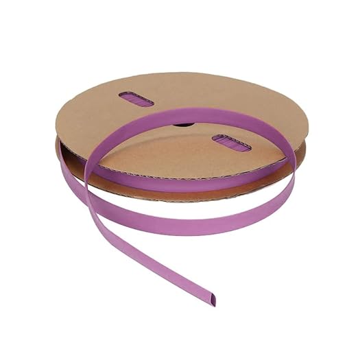Kable Kontrol Heat Shrink Tubing - 1-1/2” Inch - 100' Ft Long, Purple Polyolefin - 2:1 Industrial Shrink Tube & Cable Sleeve for Electrical Wire Insulation - Rated for 600 V