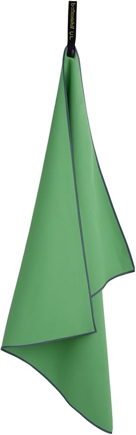 Backpacking Ultralight Quick Dry Microfiber Soft Fast Drying Hand and Face Towel Wash Cloth Camping Yoga Hiking Active Lifestyle Small (Green, Medium)