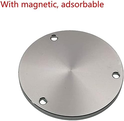 XMLEI Aluminum Alloy universal level Mini Level Round Bubble Spirit Level Diameter 50mm Height 11.5mm（1PCS） (white)