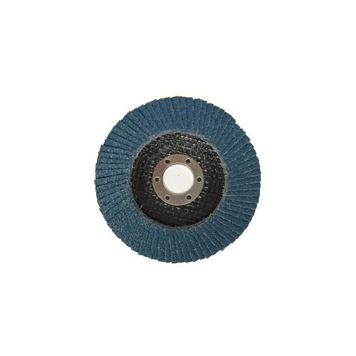 Benchmark Abrasives 4.5" Premium Zirconia Type 27 Flat Flap Discs Grinding Wheels for Sanding Stock Rust Removal Finishing Grinding Deburring Stainless Steel, 7/8" Arbor (100 Pack) - 40 Grit
