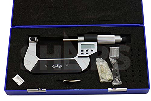 Shars 2-3"/50-75mm Electronic Screw Thread Micrometer, .00005" Resolution, 60 Degree Anvils 303-2438 P]