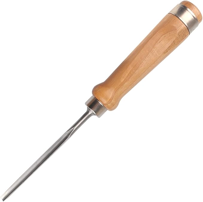 Atoplee Wood Carving Gouge Chrome Vanadium Steel Semi-Circular Carpenter Woodworking Chisel (8mm(5/16"))