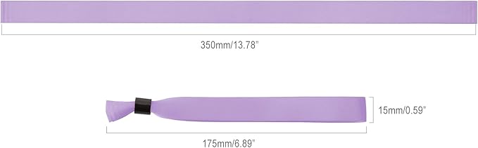 100 Pack Wrist Bands|Berry Wristbands for Events|Wristbands for Concerts Festival Admission Party|13.78” x 0.59”
