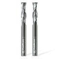FivePears Up&Down Cut Spiral Router Bits Set for CNC, 1/4 inch Cutting Diameter and 1 inch Cutting Length 1/4 inch Shank Carbide End Mill Router Bit for Wood Carving Engraving Grinding Grooving