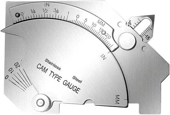 Driak Inch&metric Bridge Cam Gage Test Ulnar Welding Inspection Gauge MG-8 for inspection of Welded Surfaces and Joints