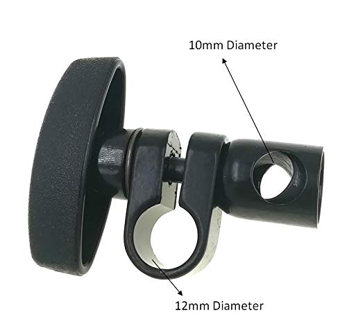 Suxing Sleeve Swivel Clamp Chuck for Magnetic Stands Holder Bar Dial Indicator Gauge 10mm Diameter Hole&12mm Diameter Hole(D10-D12)