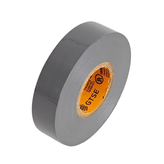 GTSE Gray Electrical Tape, 120 Rolls Bulk Box – Waterproof, Industrial Grade Vinyl, 3/4 in x 66ft– Strong Self-Adhesive Grey PVC Electric Tape for Wire Insulation, 7 Mil, 600V – UL/CSA Listed