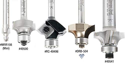 Amana Tool - MRR112 Carbide Tipped Miniature Corner Rounding 1/4 Radius x 11/16 Dia x 13/3