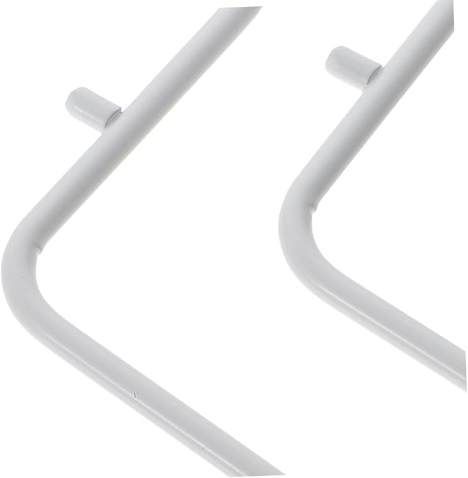 COHEALI Heavy Duty Hardware Bracket Hook Set - 3 Pack White Metal Hooks for Pegboard Tool Organization Easy Installation for Garage and Home Use