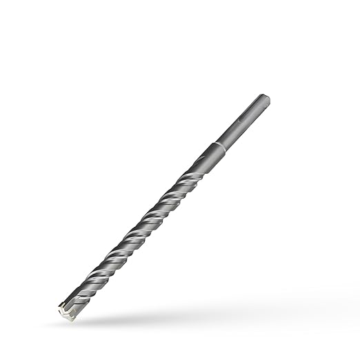 CSOOM SDS Plus Rotary Hammer Drill Bit 1/2"x8.27", Professional Concrete Drill Bit for Concrete, Brick, Stone and Cement Walls
