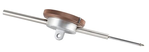 Accusize Industrial Tools Agd2 Style 0-2'' by 0.001'' Dial Indicator with A 3'' Big Face, Lug Back, P900-S090