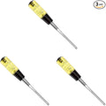 Buck Brothers 120101BC 1/4 Inch x 5 Inch Professional Wood Chisel, Woodwork Chisel, For Woodworkers Tool Set, For Wood Chisel Sets, Carpentry Tools (Pack of 3)