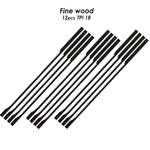 FOXBC 4-Inch Scroll Saw Blade Pin End Replacement for Dremel Moto-Saw MS20 MS20-01 MS51-01 MS52-01 MS53-01 48 Pack