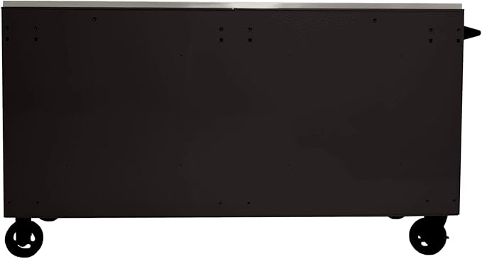 Homak 72” Roller Cabinet w/Stainless Steel Top RS Pro Workstation (Midnight Black)